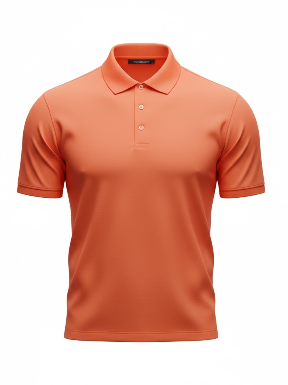 Greg Norman Collection Orange Short Sleeve Performance Polo